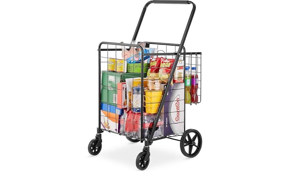 convenient and spacious shopping cart