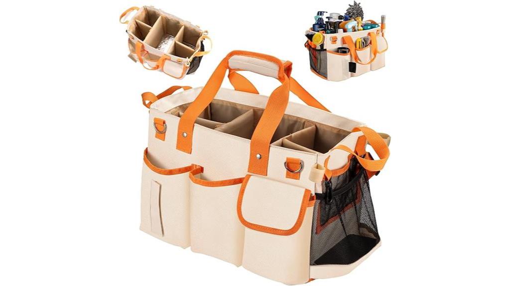 convenient cleaning caddy bag