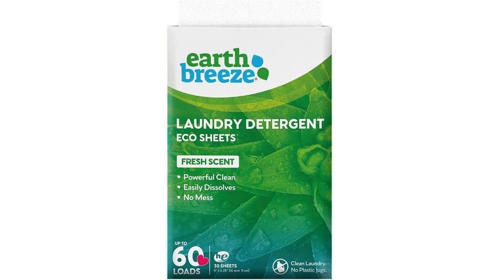 convenient laundry detergent sheets