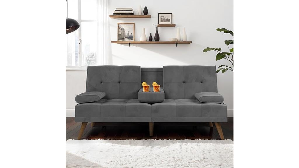 convertible folding futon sofa