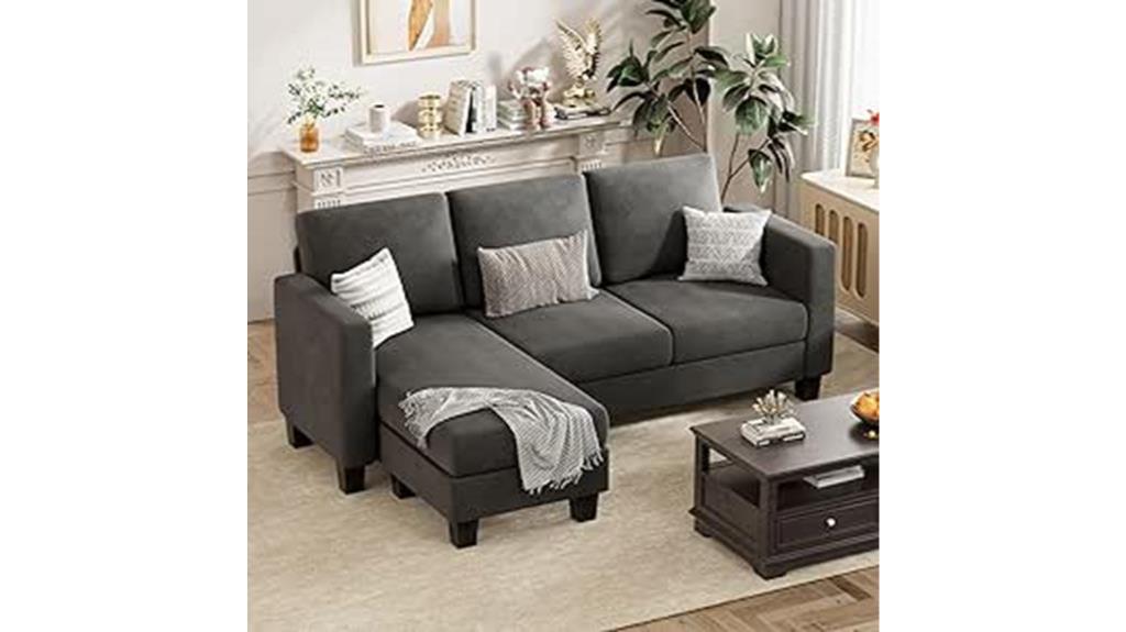 convertible sectional sofa with ottoman