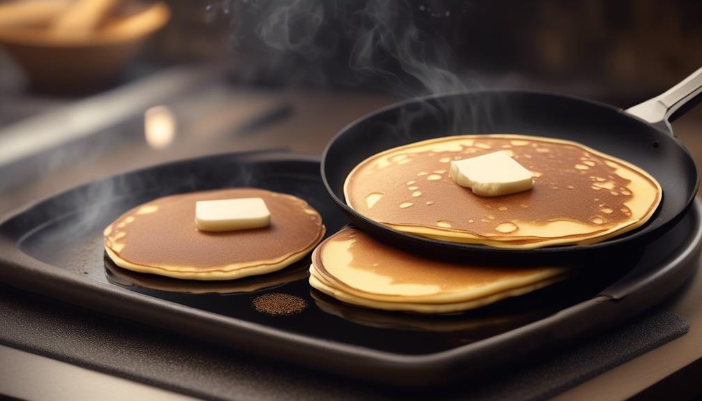 cooking perfect fluffy pancakes