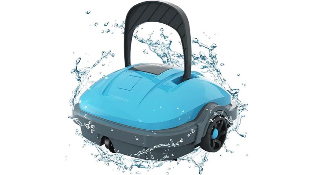 cordless blue pool cleaner