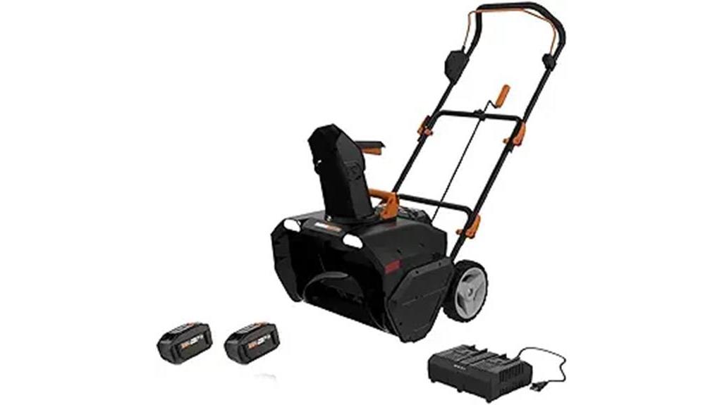 cordless snow blower with brushless motor