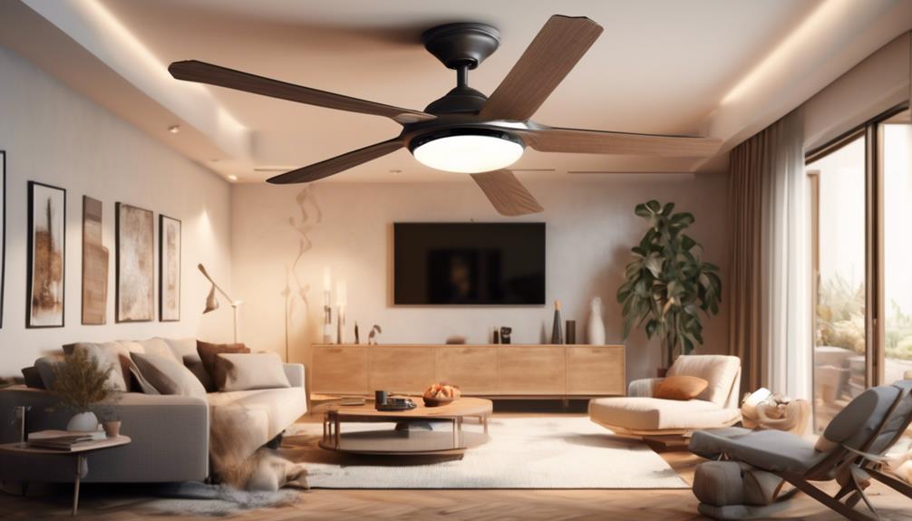 correct ceiling fan rotation