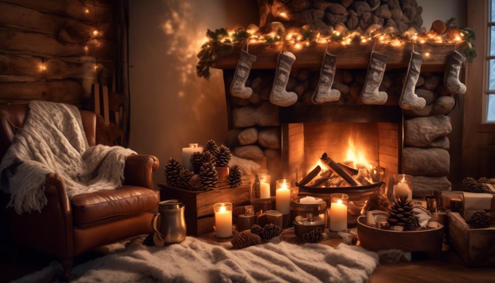 cozy and welcoming fireplace ambiance
