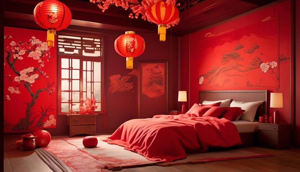 cozy bedroom with stylish decor