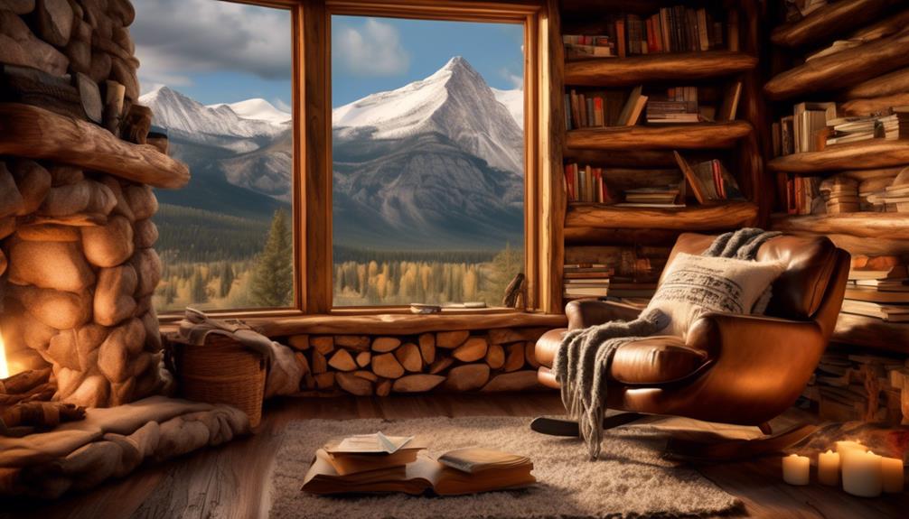 cozy reading nook design