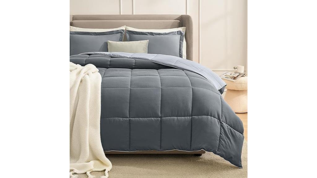 cozy reversible comforter set