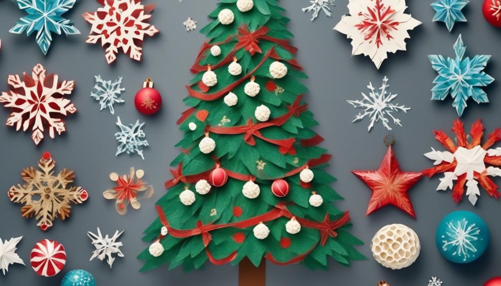 crafting festive homemade decorations