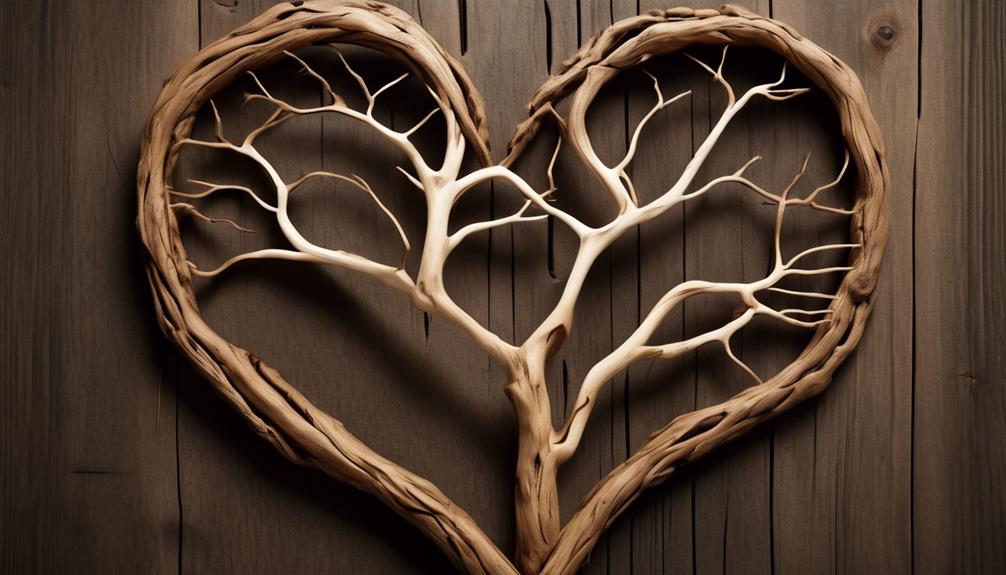 creating a heart shaped picture frame