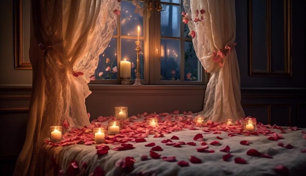 creating a romantic atmosphere