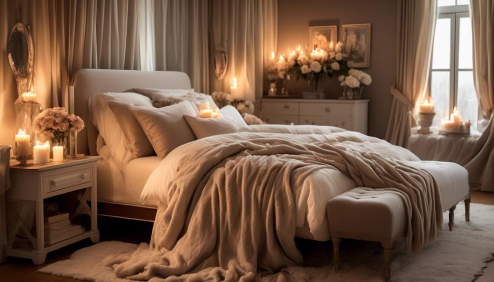 creating a romantic bedroom atmosphere