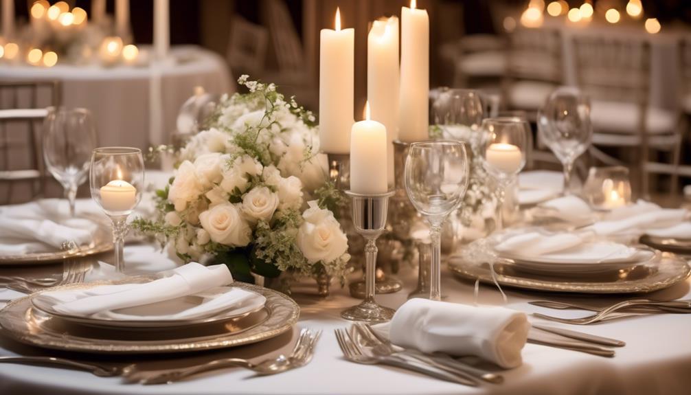 creating a romantic table setting