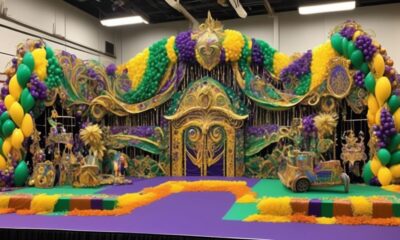 creating a school mardi gras float