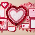 creating a valentine themed bulletin board