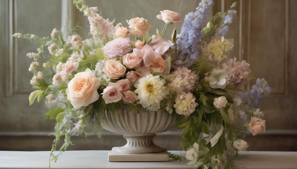 creating french floral arrangements