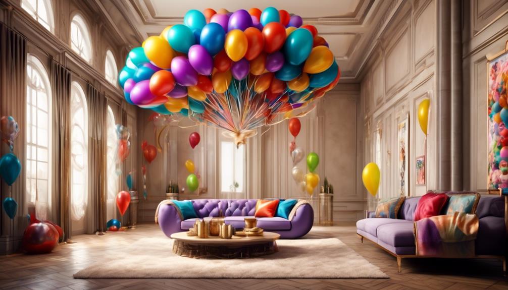 creative balloon column designs