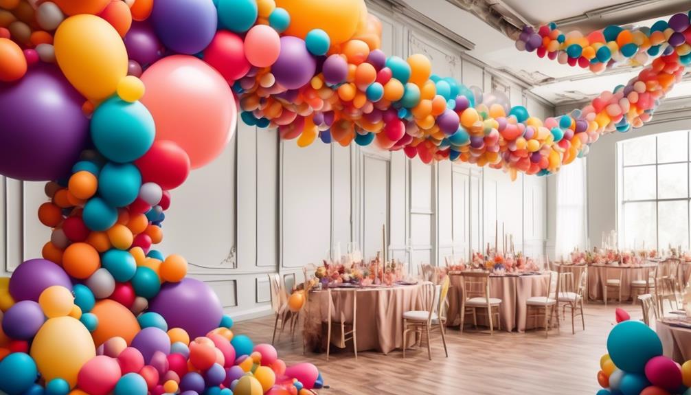 creative balloon garland ideas