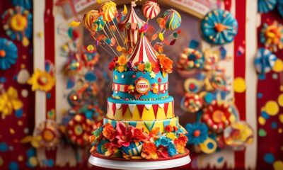creative cake designs for a carnival themed event
