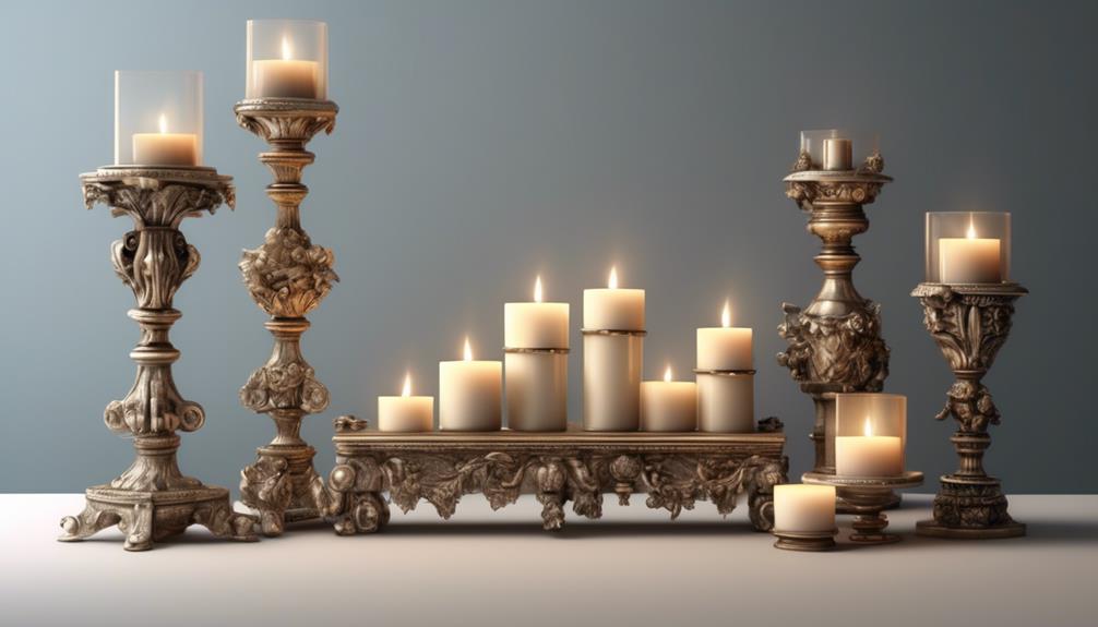 creative candle holder combinations