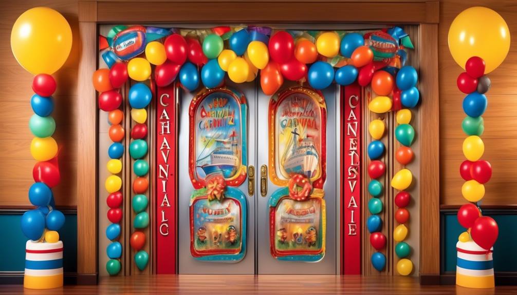 creative carnival cruise door decorations