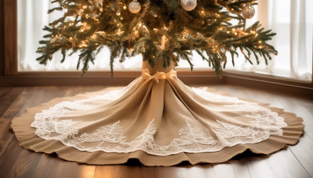 creative christmas tree skirt