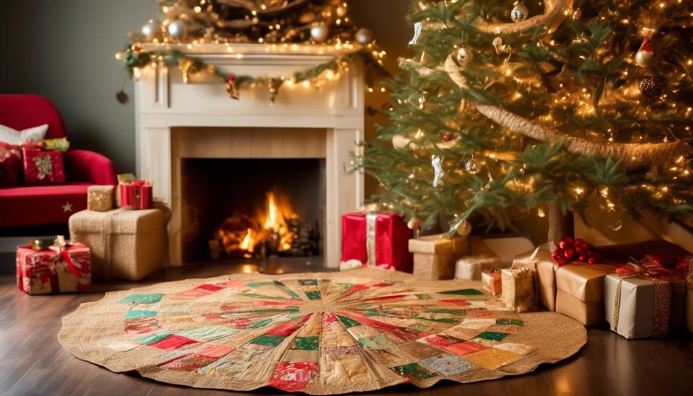 creative christmas tree skirt