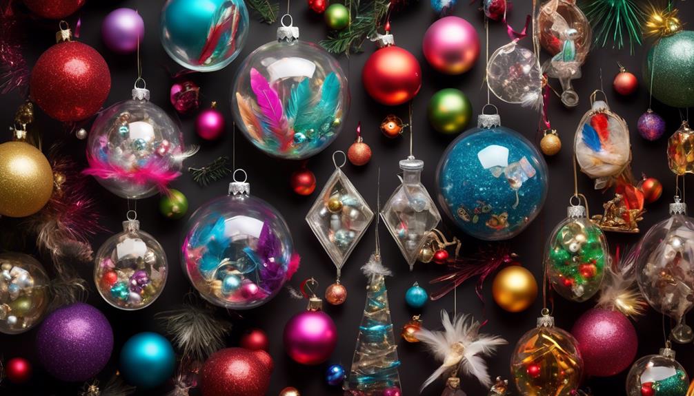 creative clear ornament ideas