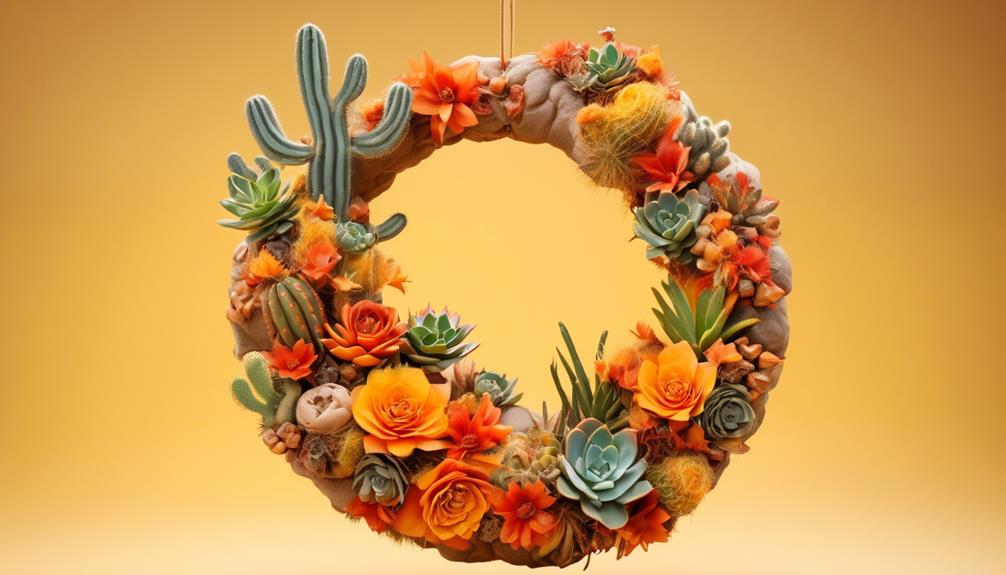 creative desert inspired wreaths