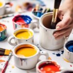 creative diy hand painted mugs