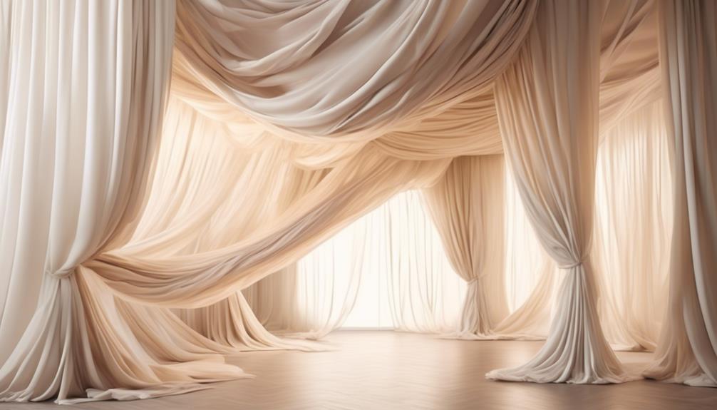 creative fabric draping techniques