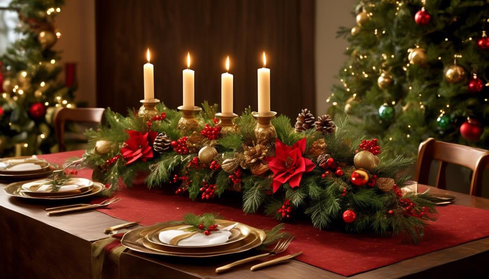 creative holiday table decorations