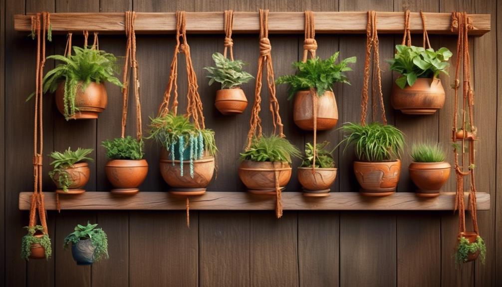 creative homemade hanging planters