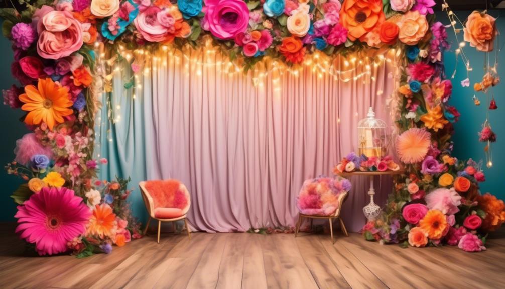 creative photo booth backdrops