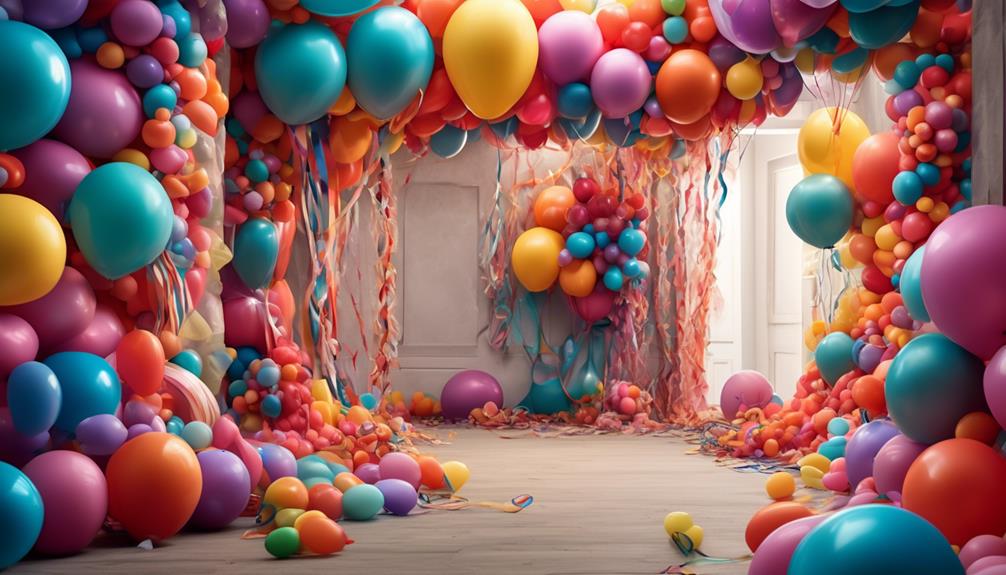 creative storage solutions for balloon arches