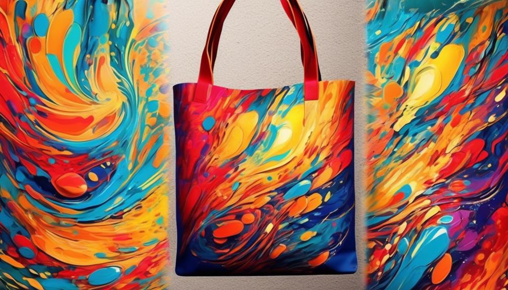 creative tote bag painting