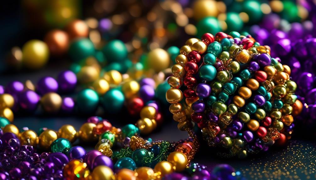 Glass Mardi Gras Beads - ByRetreat