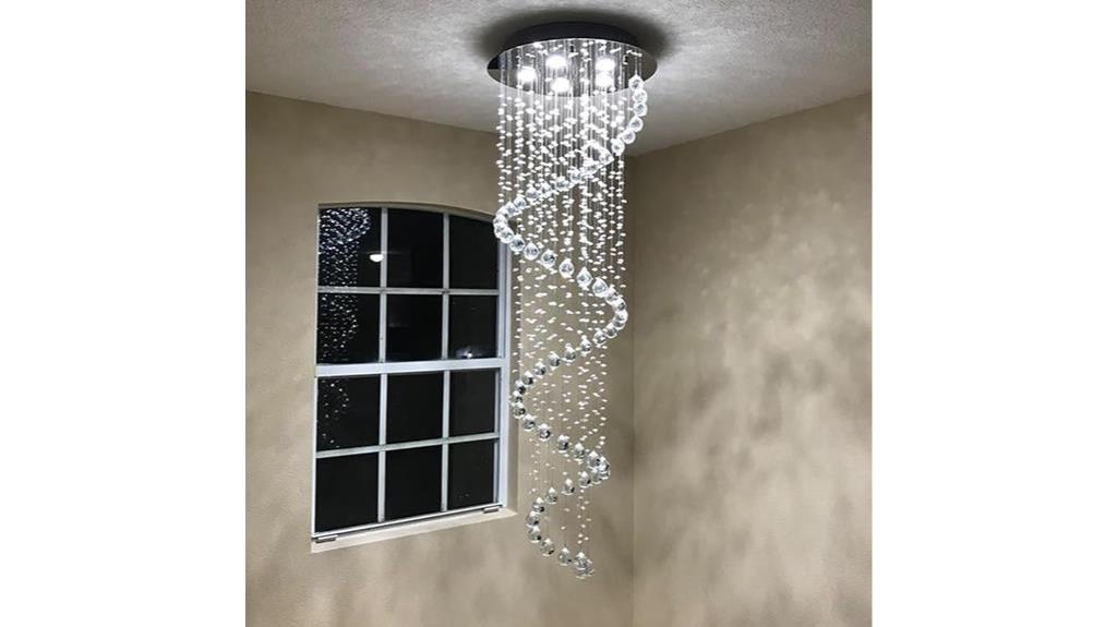 crystop elegance spiral chandelier