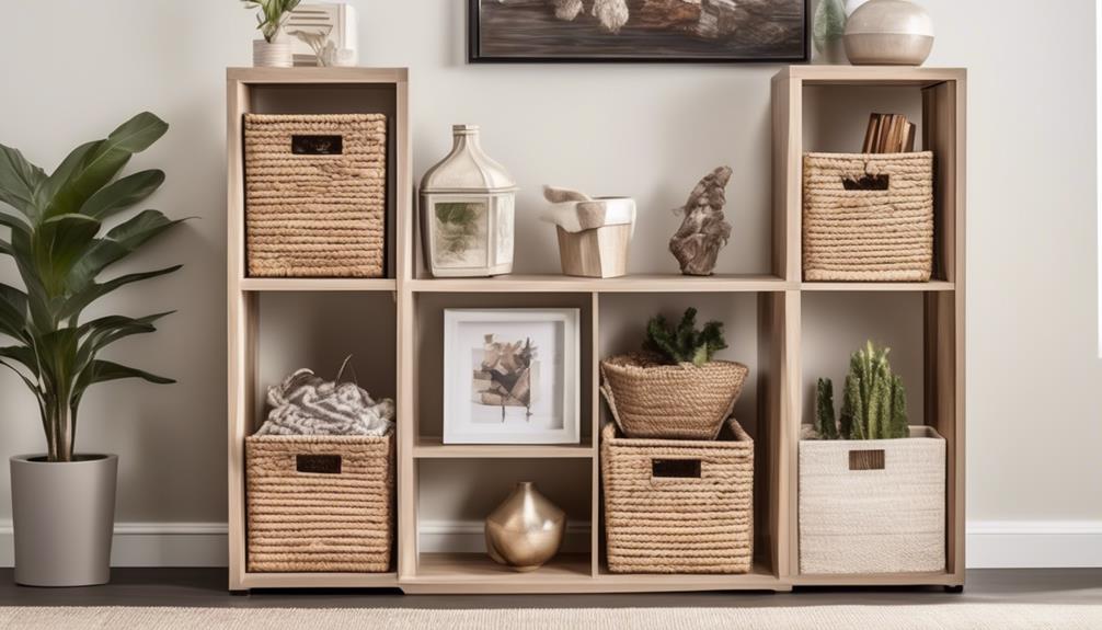 cube storage for stylish decluttering