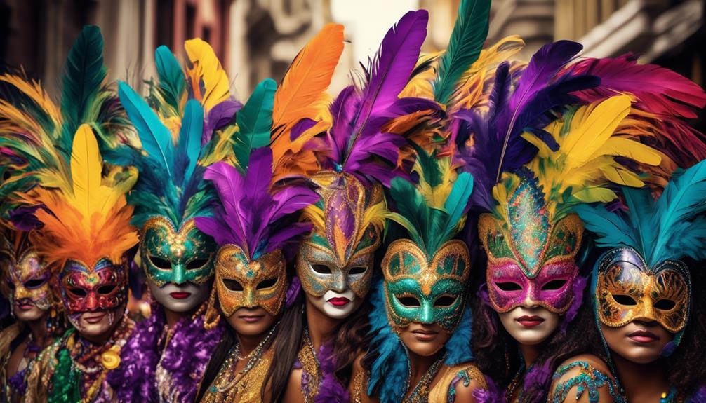 cultural significance of mardi gras masks