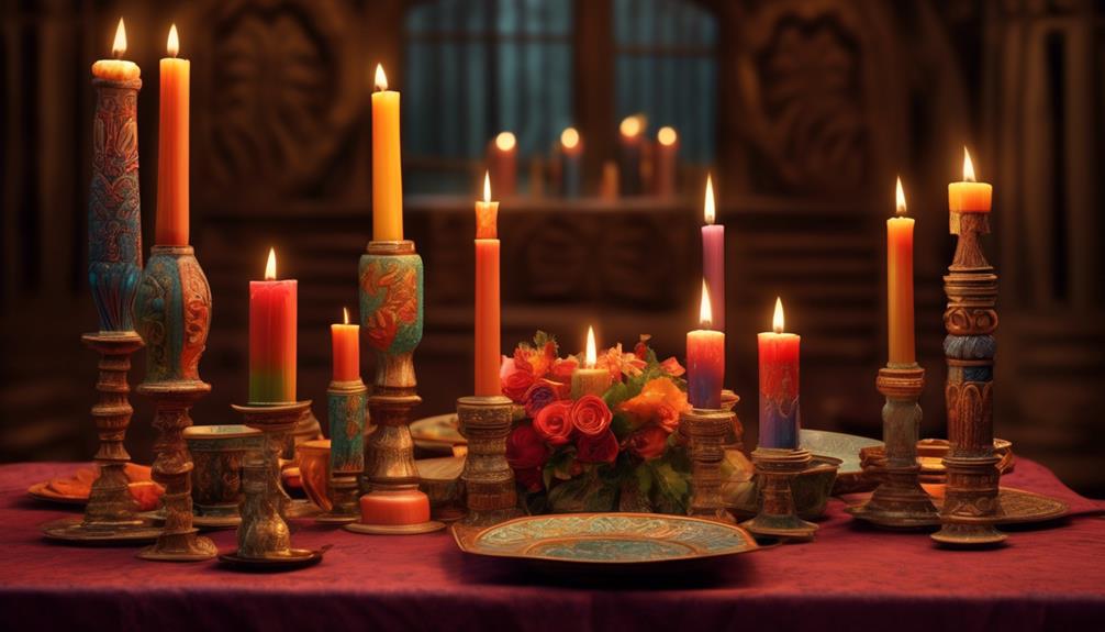 cultural significance of taper candles