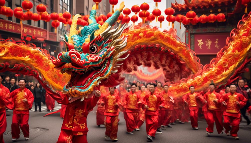 cultural tradition empire dragon dance