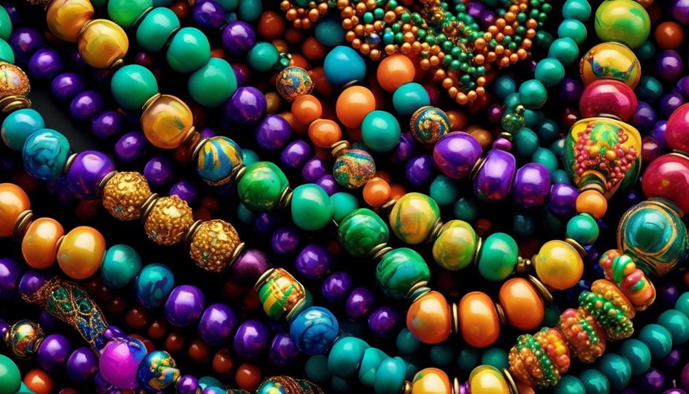 current mardi gras bead trends