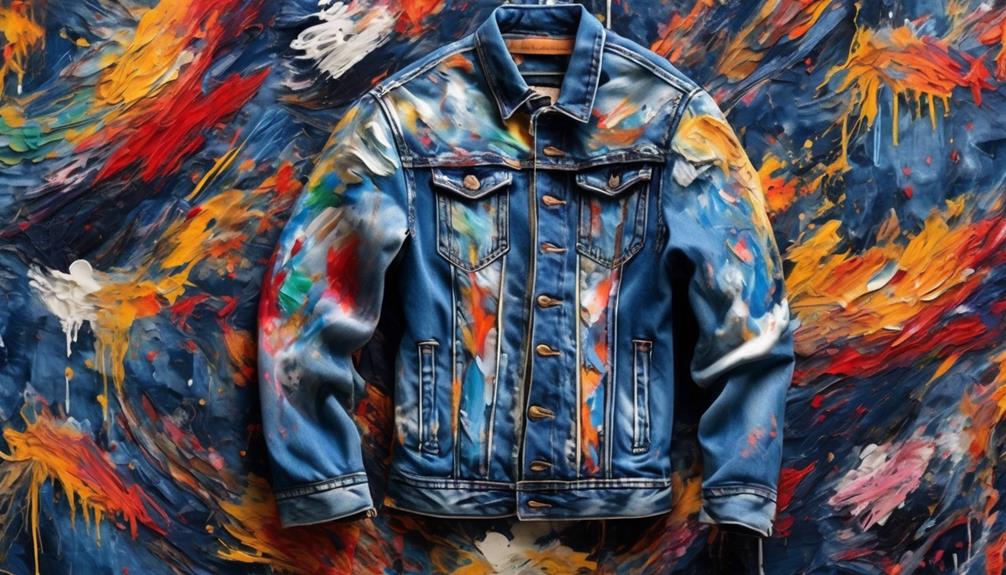 custom denim paint designs