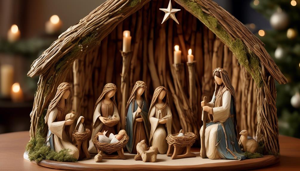 customize your willow nativity