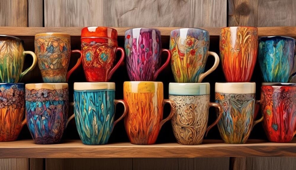 customized hand painted ceramic mugs