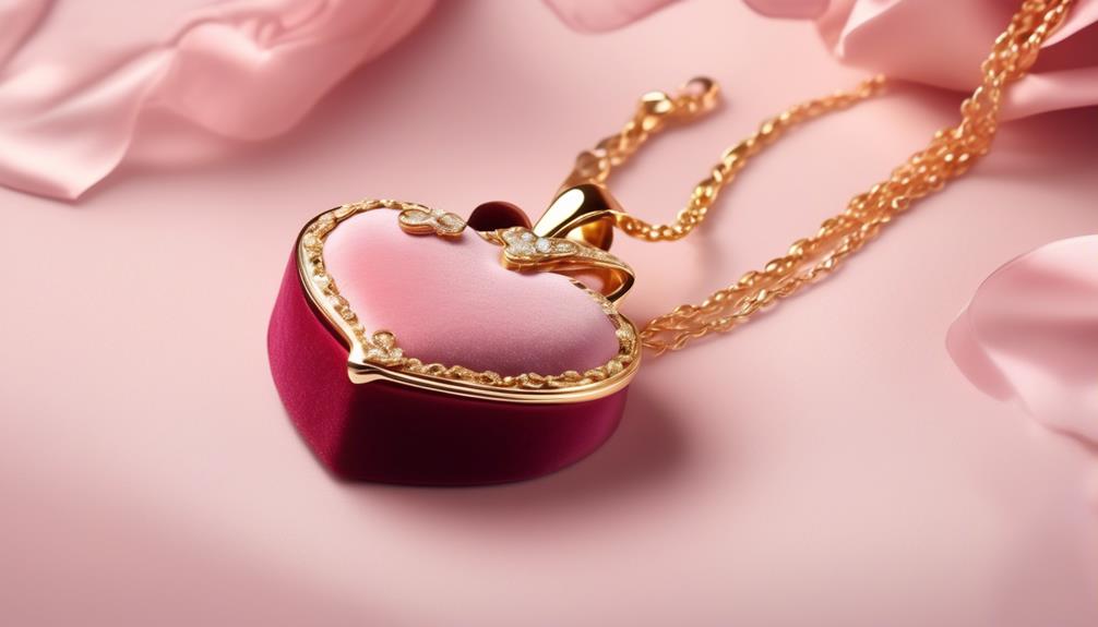 customized heart shaped pendant necklace