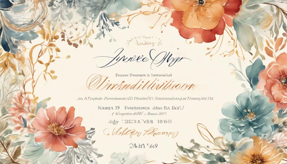 customized invitation for you