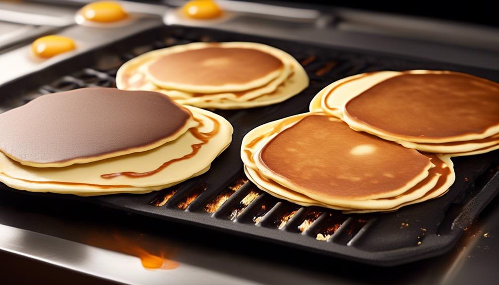 customizing pancake cooking temperature